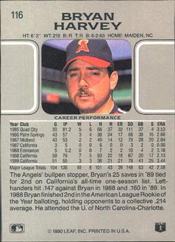 Bryan Harvey  baseball card collectible - Main Image 2