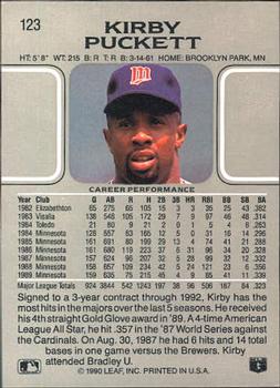 Kirby Puckett  baseball card collectible - Main Image 2