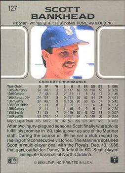 Scott Bankhead  baseball card collectible - Main Image 2