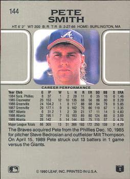 Pete Smith  baseball card collectible - Main Image 2