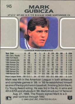 Mark Gubicza  baseball card collectible - Main Image 2