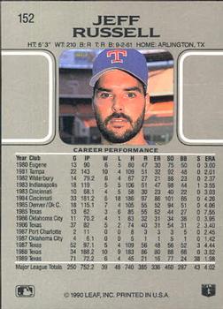 Jeff Russell  baseball card collectible - Main Image 2