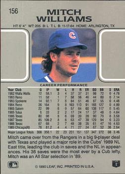 Mitch Williams  baseball card collectible - Main Image 2