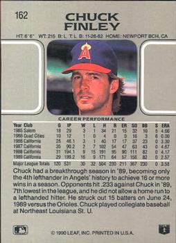 Chuck Finley  baseball card collectible - Main Image 2