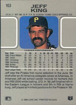 Jeff King  baseball card collectible - Main Image 2
