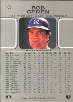 Bob Geren  baseball card collectible - Main Image 2