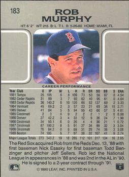 Rob Murphy  baseball card collectible - Main Image 2