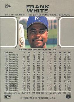 Frank White  baseball card collectible - Main Image 2