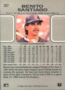 Benito Santiago  baseball card collectible - Main Image 2