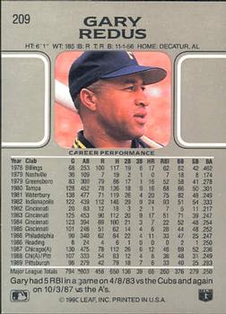Gary Redus  baseball card collectible - Main Image 2