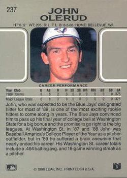 John Olerud  baseball card collectible - Main Image 2