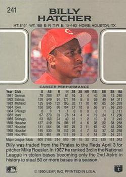 Billy Hatcher  baseball card collectible - Main Image 2