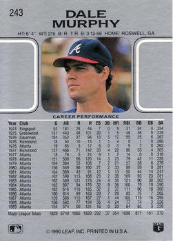 Dale Murphy  baseball card collectible - Main Image 2