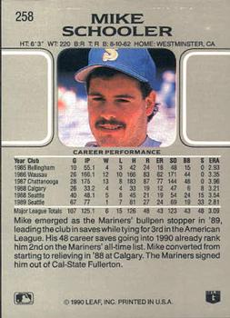 Mike Schooler  baseball card collectible - Main Image 2
