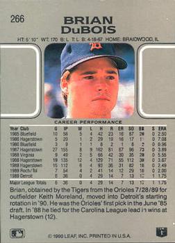 Brian DuBois  baseball card collectible - Main Image 2