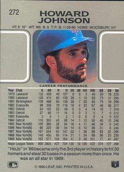 Howard Johnson  baseball card collectible - Main Image 2