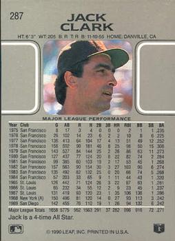 Jack Clark  baseball card collectible - Main Image 2