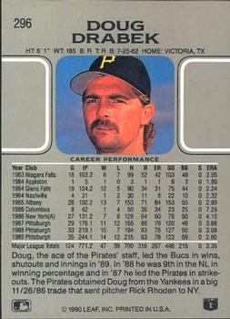 Doug Drabek  baseball card collectible - Main Image 2