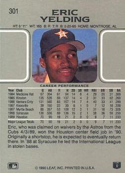 Eric Yelding  baseball card collectible - Main Image 2