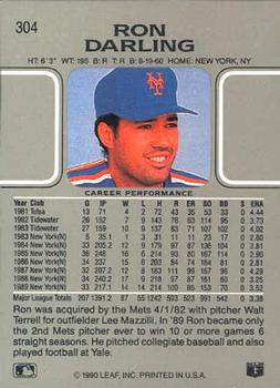 Ron Darling  baseball card collectible - Main Image 2