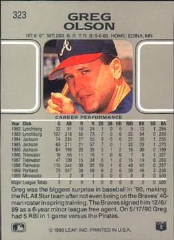 Greg Olson  baseball card collectible - Main Image 2
