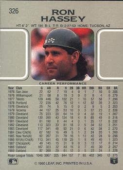 Ron Hassey  baseball card collectible - Main Image 2