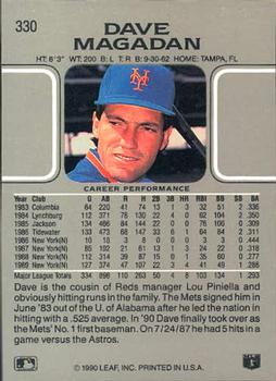 Dave Magadan  baseball card collectible - Main Image 2
