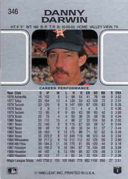 Danny Darwin  baseball card collectible - Main Image 2