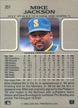 Mike Jackson  baseball card collectible - Main Image 2