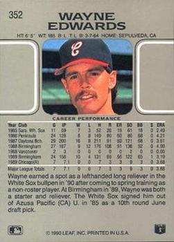 Wayne Edwards  baseball card collectible - Main Image 2