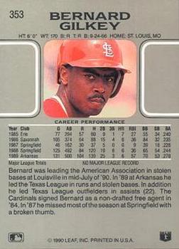 Bernard Gilkey  baseball card collectible - Main Image 2