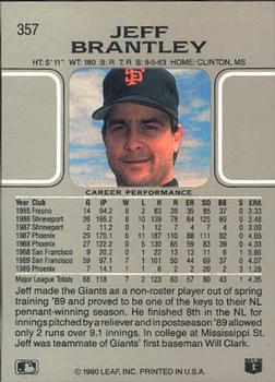 Jeff Brantley  baseball card collectible - Main Image 2