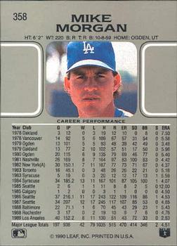 Mike Morgan  baseball card collectible - Main Image 2