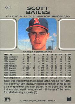 Scott Bailes  baseball card collectible - Main Image 2