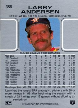 Larry Andersen  baseball card collectible - Main Image 2