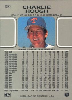 Charlie Hough  baseball card collectible - Main Image 2