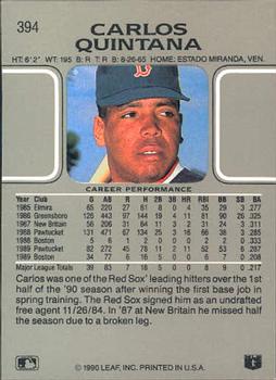 Carlos Quintana  baseball card collectible - Main Image 2