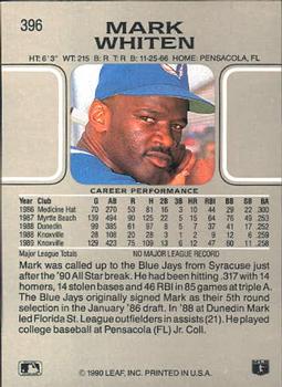 Mark Whiten  baseball card collectible - Main Image 2