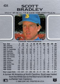 Scott Bradley  baseball card collectible - Main Image 2