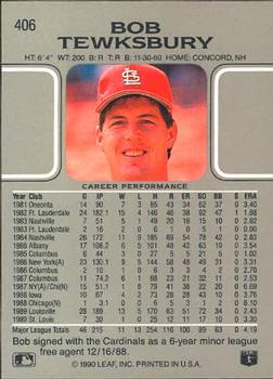 Bob Tewksbury  baseball card collectible - Main Image 2