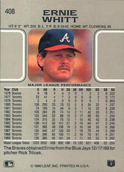 Ernie Whitt  baseball card collectible - Main Image 2