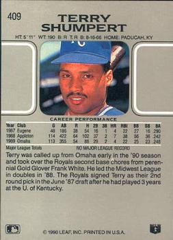 Terry Shumpert  baseball card collectible - Main Image 2