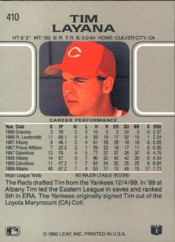 Tim Layana  baseball card collectible - Main Image 2