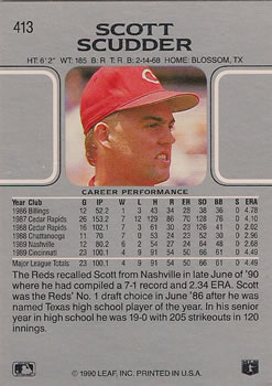 Scott Scudder  baseball card collectible - Main Image 2