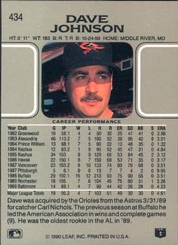 Dave Johnson  baseball card collectible - Main Image 2