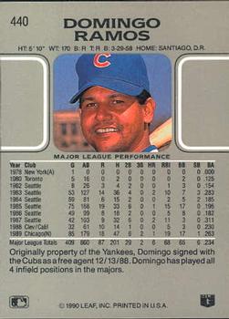 Domingo Ramos  baseball card collectible - Main Image 2