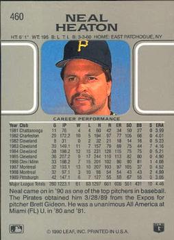 Neal Heaton  baseball card collectible - Main Image 2