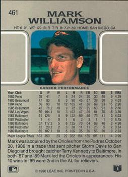 Mark Williamson  baseball card collectible - Main Image 2