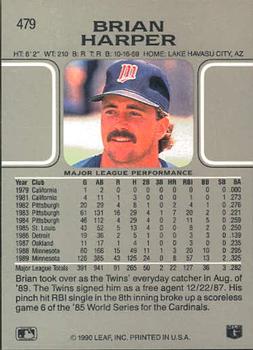 Brian Harper  baseball card collectible - Main Image 2