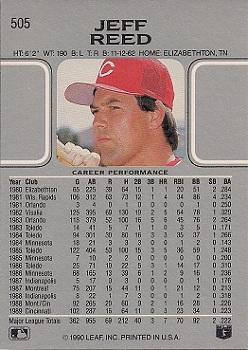 Jeff Reed  baseball card collectible - Main Image 2